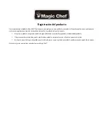 Предварительный просмотр 16 страницы Magic Chef HMAR265WE User Manual