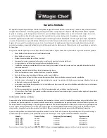 Предварительный просмотр 28 страницы Magic Chef HMAR265WE User Manual