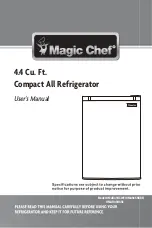 Preview for 1 page of Magic Chef HMAR45HCWE User Manual