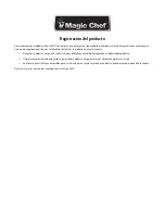 Предварительный просмотр 17 страницы Magic Chef HMBR265WE1 User Manual