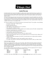 Preview for 13 page of Magic Chef HMBR350BE1 User Manual