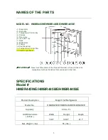 Preview for 4 page of Magic Chef HMBR445WE Instruction Manual