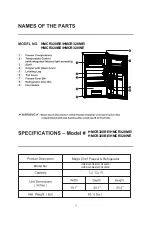 Preview for 4 page of Magic Chef HMCR320BE User Manual