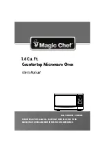 Magic Chef HMM1611W User Manual preview