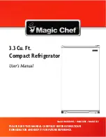 Предварительный просмотр 1 страницы Magic Chef HMR330BE User Manual