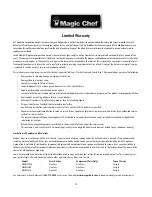 Предварительный просмотр 14 страницы Magic Chef HMR330BE User Manual