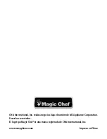 Preview for 30 page of Magic Chef HMR440BE User Manual