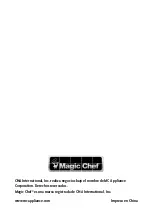 Preview for 30 page of Magic Chef HMWC50ST User Manual