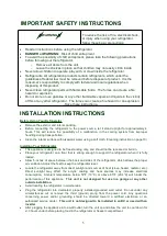 Preview for 6 page of Magic Chef HVDR430WE User Manual