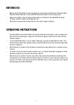 Preview for 8 page of Magic Chef MC4PDH User Manual