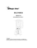 Magic Chef MCBL5CG Product Manual preview