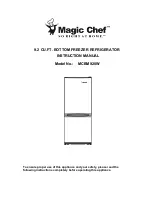 Предварительный просмотр 1 страницы Magic Chef MCBM920W User Manual