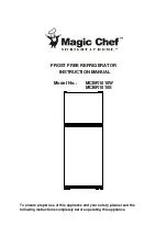 Предварительный просмотр 1 страницы Magic Chef MCBR1010S Instruction Manual