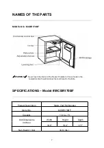 Preview for 5 page of Magic Chef MCBR170BF User Manual