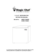 Magic Chef MCBR170BMD Instruction Manual предпросмотр