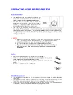 Предварительный просмотр 6 страницы Magic Chef MCBR170BMD Instruction Manual