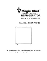 Предварительный просмотр 1 страницы Magic Chef MCBR170W Instruction Manual