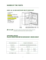 Предварительный просмотр 4 страницы Magic Chef MCBR350BEF Instruction Manual