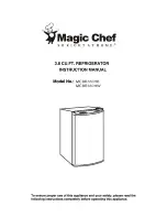 Magic Chef MCBR360HB Instruction Manual предпросмотр