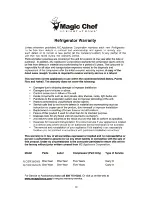 Предварительный просмотр 11 страницы Magic Chef MCBR360HB Instruction Manual