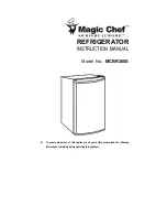 Magic Chef MCBR360S Instruction Manual preview