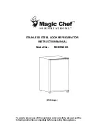 Предварительный просмотр 1 страницы Magic Chef MCBR460S Instruction Manual