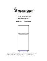 Предварительный просмотр 1 страницы Magic Chef MCBR480W Instruction Manual