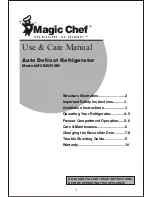 Magic Chef MCBR510W Use And Care Manual предпросмотр