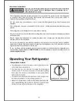 Preview for 4 page of Magic Chef MCBR510W Use And Care Manual