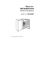 Magic Chef MCBR980W Instruction Manual preview