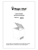 Magic Chef MCCF5W Instruction Manual preview