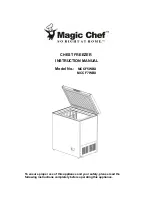 Preview for 1 page of Magic Chef MCCF5WBX Instruction Manual