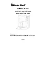 Magic Chef MCCM1NW12 Product Manual preview