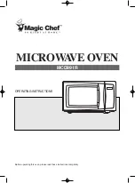 Magic Chef MCD991R Operating Instructions Manual preview