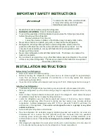 Preview for 5 page of Magic Chef MCDR450WEF Instruction Manual