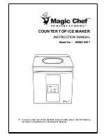Magic Chef MCIM30SST Instruction Manual preview