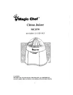 Magic Chef MCJ1W User Manual preview