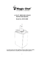 Предварительный просмотр 1 страницы Magic Chef MCKC490B User Manual