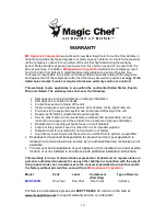 Предварительный просмотр 14 страницы Magic Chef MCKC490B User Manual