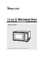 Magic Chef MCM1110W/B Instruction Manual preview