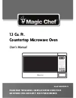 Magic Chef MCM1310B User Manual preview