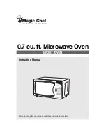 Preview for 1 page of Magic Chef MCM770W/B Instruction Manual