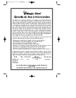 Preview for 49 page of Magic Chef MCO153SF Use And Care Manual