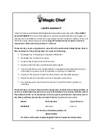 Preview for 10 page of Magic Chef MCSBS2ST Instruction Manual