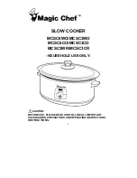 Magic Chef MCSC3CO Instructions Manual preview