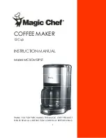 Magic Chef MCSCM12PST Instruction Manual предпросмотр