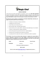 Preview for 13 page of Magic Chef MCSDF12W Instruction Manual