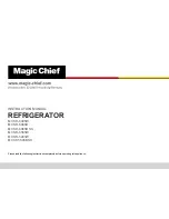 Предварительный просмотр 1 страницы Magic Chef MCSF-5585BSS Instruction Manual