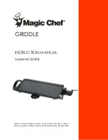 Предварительный просмотр 1 страницы Magic Chef MCSG19B Instruction Manual