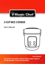 Magic Chef MCSRC03ST User Manual preview